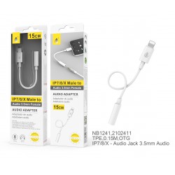 AUDIO ADAPTER IP7/8/X Male...