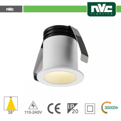 Punto Luce LED 2W 4000K 38°...