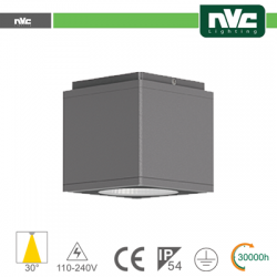 Downlight Cubo LED IP54 da...