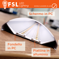 Plafoniera LED Lineare IP20...